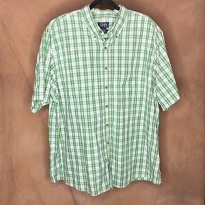 Harbor Bay Men's XL Short Sleeve Button Down Shirt - LIKE NEW